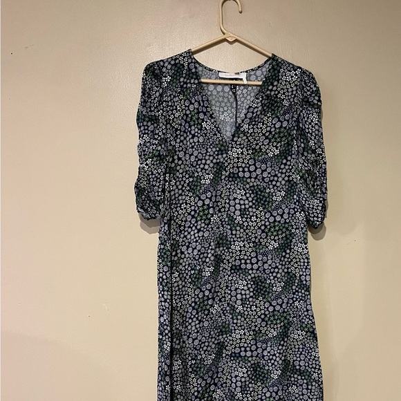 See By Chloe Floral Spring Shift Puff Short Sleeve Mini Dress Vacation Size 38/6 - Picture 7 of 13